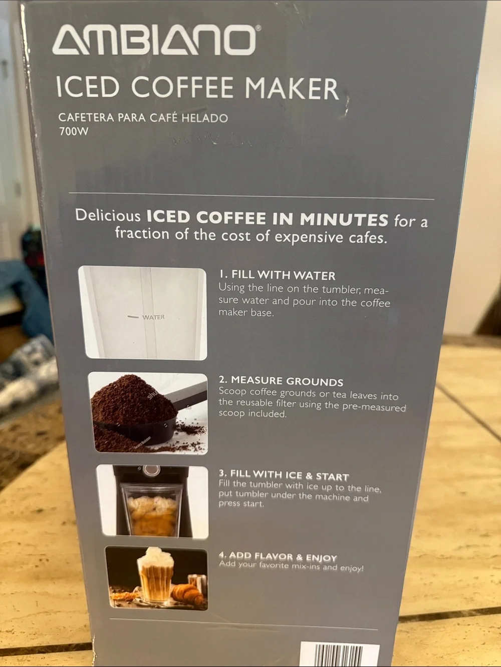 Ambiano Iced Coffee Maker in Black